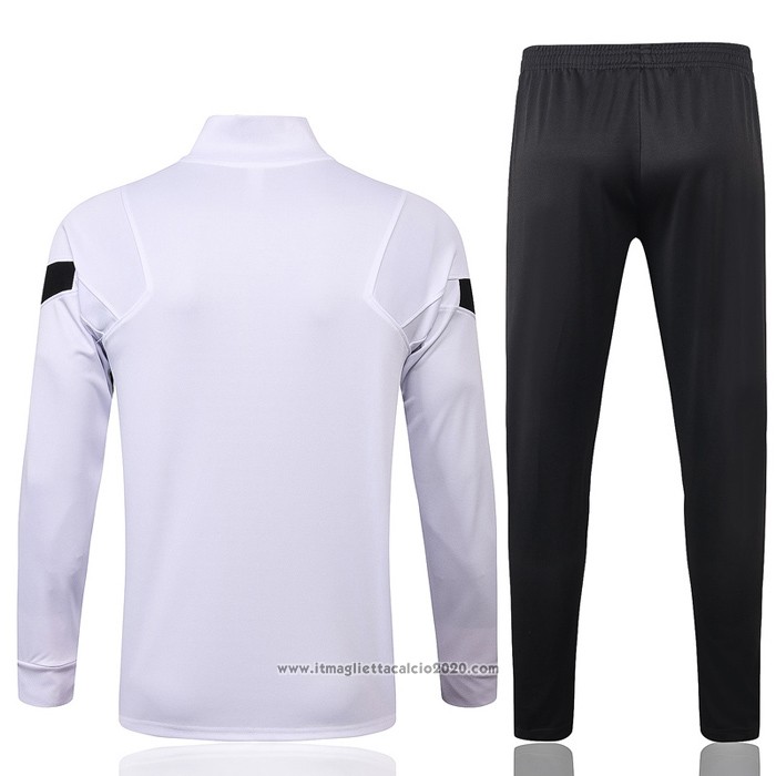 Tuta da Track Giacca Paris Saint-Germain Jordan 2020 2021 Bianco